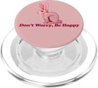 Don't worry be Hoppy Rabbit Nature Lovers PopSockets PopGrip for MagSafe