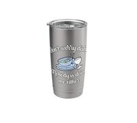 Don't Worry Dishes Nobody is Doing Me Either Pun Fun Stainless Steel Insulated Tumbler