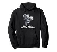 Dont Worry I Brought The Worms Funny Fishing Pullover Hoodie