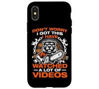 Don't worry i got this lumberjack chainsaw Wood Case for iPhone X/XS