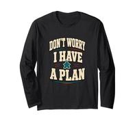 Don't Worry I Have a Plan Funny Boardgame Long Sleeve T-Shirt