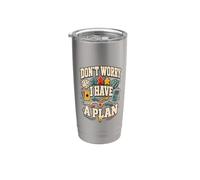 Don't Worry I Have a Plan Funny Boardgame Stainless Steel Insulated Tumbler