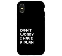 Don't Worry I Have A Plan Gamer RPG Role Playing D20 Dice Case for iPhone X/XS