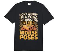 Don't Worry I'm a Yoga Instructor I've Held Worse Poses Comfort Colors Adult Heavyweight T-Shirt