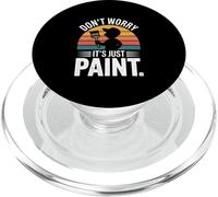 Don't Worry It's Just Paint Funny House Painter PopSockets PopGrip for MagSafe