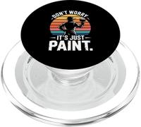 Don't Worry It's Just Paint Funny House Painter PopSockets PopGrip for MagSafe