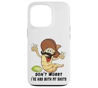 Don't Worry I've Had Both My Shots Cool Men's Patron Tequila Case for iPhone 13 Pro