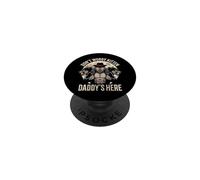 Don't Worry Kitten Daddy's Here Alpha Wolf Male Meme PopSockets Adhesive PopGrip