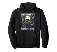 Don't Worry Kitten Daddy's Here Funny Alpha Wolf Meme Pullover Hoodie
