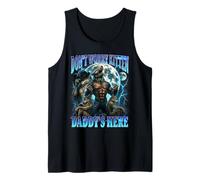 Don't Worry Kitten Daddy's Here Wolf Alpha Men Meme Bootleg Tank Top