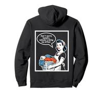 Don't Worry Laundry Nobody's Doing Me Either Funny Sarcastic Pullover Hoodie