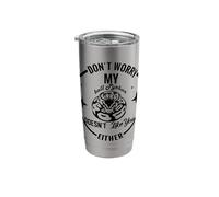Don't Worry My Ball Python Doesn't Like You Either Stainless Steel Insulated Tumbler