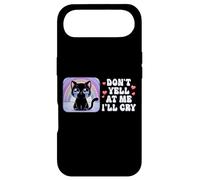 Don't Yell at Me I'll Cry Cute Cat with Rainbow Case for iPhone Air