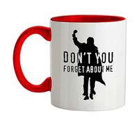 Don't You Forget About Me - 11oz - Ceramic Two-Tone Mug for Coffee/Tea - Red/White - One Size
