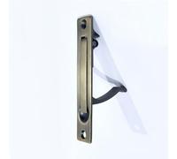 Dontay Pocket Door Edge Pull, Professional Stainless Steel 304, 4" Hidden Door Handle, Flush Mount Pocket Door Hardware for Pocket Sliding Door, Spring Loaded (2, Antique Bronze)