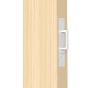 Dontay Pocket Door Edge Pull, Push Automatic Bounce Switch, Hidden Handle, Sliding Door Pulls Hardware, Flush Pull Ring, Easier to Grasp and Use (1, Snow White)