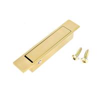 Dontay Pocket Pull Handle, Edge Pull, Professional Stainless Steel 304, Flush Mount for Sliding Door (Satin Brass, 1)