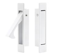 Dontay Pocket Pull Handle, Edge Pull, Professional Stainless Steel 304, Flush Mount for Sliding Door (White, 1)