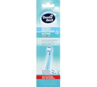 Dontodent Universal Active Young Replacement Toothbrush Heads 4 Blue Replacement Brushes