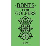 Don'ts for Golfers