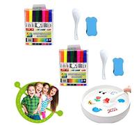 Donubiiu 8/12 Colors Magical Floating Drawings Bundle, Magical Water Painting Pen, Magical Floating Ink Pen, Magic Water Painting Pens for Kids (8 Colors Set-2Pcs)