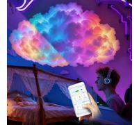 Donubiiu DIY USB-Powered Thundercloud LED Light Decoration, 2026 New LED Cloud Light, 3D Thunder Clouds Lights, with Music Multicolor Effects, for Bedroom Gaming Kids Room (XL(800cm/315inch))