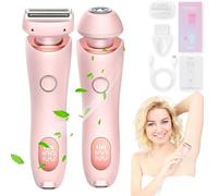 Donubiiu Modira Shaver, Modira Mermaid Shaver, Wireless Bikini Trimmer for , 2 in 1 Electric Shaver Razors for Women, Wet and Dry Use, Ipx7 Waterproof (Pink)