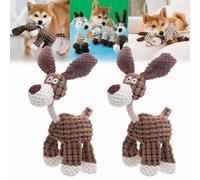 Donubiiu Petsboro Bitebuddy, Shirem Bitebuddy, Indestructible Interactive Dog Toys, 2024 Best Dog Toys For Aggressive Chewers, Immortal Squeaker Plush Toy For Aggressive Chewers (2PCS-A)