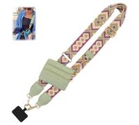Donubiiu Phone Strap with Zippered Pouch, 2026 New Crossbody Lanyard Teacher,Clip and Go Phone Strap, Universal Adjustable CellPhone Neck Case Chain Holder for Travel and Shopping (Mint Green)