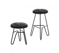 Donut all black Stool H45cm Mogg - MDN1845OC