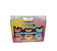 Donut and Macaron Shaped Bath Fizzers Gift Set Colourful Foaming Bath Bombs Relaxing Bath Treats Scented Fizzy Bath Spa Pamper Set (Pack of 1 (Donut Shaped))