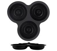 Donut Baking Mold For Baking,3 Holes Reusable Baking Sheet | Dishwasher Safe Donut Bagel Molds - For Cake Cookie Snack Breakfast Kitchen Holiday Birthday Baking