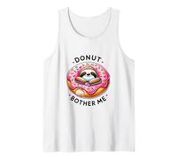 Donut Bother Me Sloth Funny Doughnut Lover Tank Top