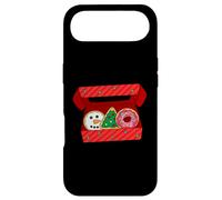 Donut Box Christmas Tree Snowman Colorful Frosted Donuts Case for iPhone Air