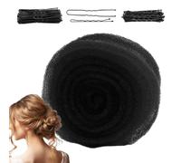 Donut Buns for Hair - Volumizing Styling Filler, Hair Bun Maker Insert, 70 | Volume Insert Hair Bumps, 70 Hair Clips, Reusable Updo Accessory, Ponytail Volume Enhancer for Daily Home Travel Holiday