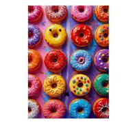Donut Candy Dessert 1000 Piece Mini Jigsaw Puzzle For Adults Gift Idea