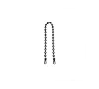 Donut Chain Replaceable Shoulder Bag for Puzzle Modification Decorative Hanging Chain Underarm Bag Strap Accessories(Pure Black 68cm)
