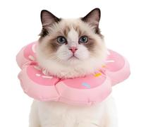 Donut Collar for Cats, Soft, Adorable and Lightweight Flower Shaped Protection, Cat Recovery Cones - for Wound Care, Grooming, Nail Cutting, Scratching and Costume at Home and