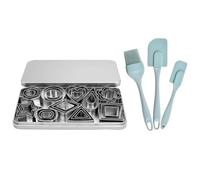 Donut Cookie Molds - 30 Piece Stainless Steel Cutter Set, Strong Durable Construction, Easy Clean Dishwasher Safe | Pastry Dessert Baking Tool for Kitchen Home School Bakery Holiday Snack