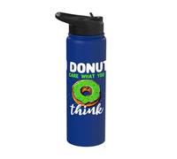 Donut Costume Women Donuts Men Doughnut Stainless Steel Insulated Water Bottle