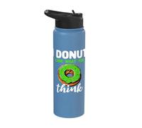 Donut Costume Women Donuts Men Doughnut Stainless Steel Insulated Water Bottle