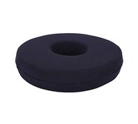 Donut Cushion, 25cm/9.8in Pain Relief Hemorrhoid Cushion Confortable Ring Cushion for Bedridden Patient Elderly Pregnancy Bed Sores Sciatica Black