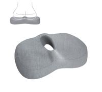 Donut Cushion,Orthopedic Memory Foam Car Seat Pad,Coccyx Cushion for Tailbone Pain,Pressure Relief Cushions for Office,Wheelchair,Desk,Reduce Sciatica Hemorrhoid Pain Office Chair Cushions (Grey)