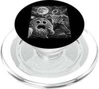 Donut Dad Funny Vintage Horror Graphic Men's Moon Man Selfie PopSockets PopGrip for MagSafe
