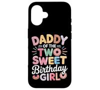 Donut Daddy Of The Two Sweet Birthday Girl Look Case for iPhone 16