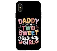 Donut Daddy Of The Two Sweet Birthday Girl Look Case for iPhone X/XS