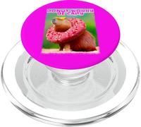 Donut Don't Worry Be Capy Funny Chill Capybara Lover Design PopSockets PopGrip for MagSafe