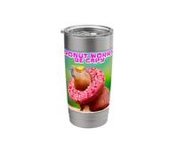 Donut Don't Worry Be Capy Funny Chill Capybara Lover Design Stainless Steel Insulated Tumbler