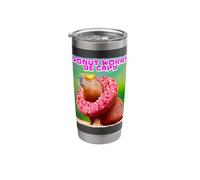Donut Don't Worry Be Capy Funny Chill Capybara Lover Design Stainless Steel Insulated Tumbler