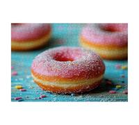 Donut Jigsaw Puzzles for Adults 6000 Piece Jigsaw Puzzles for Adults Kitchen 179x105cm, Classic Educational Games Decompression, Challenging Game for Families Beautiful Home Decor Gifts for Men H-49